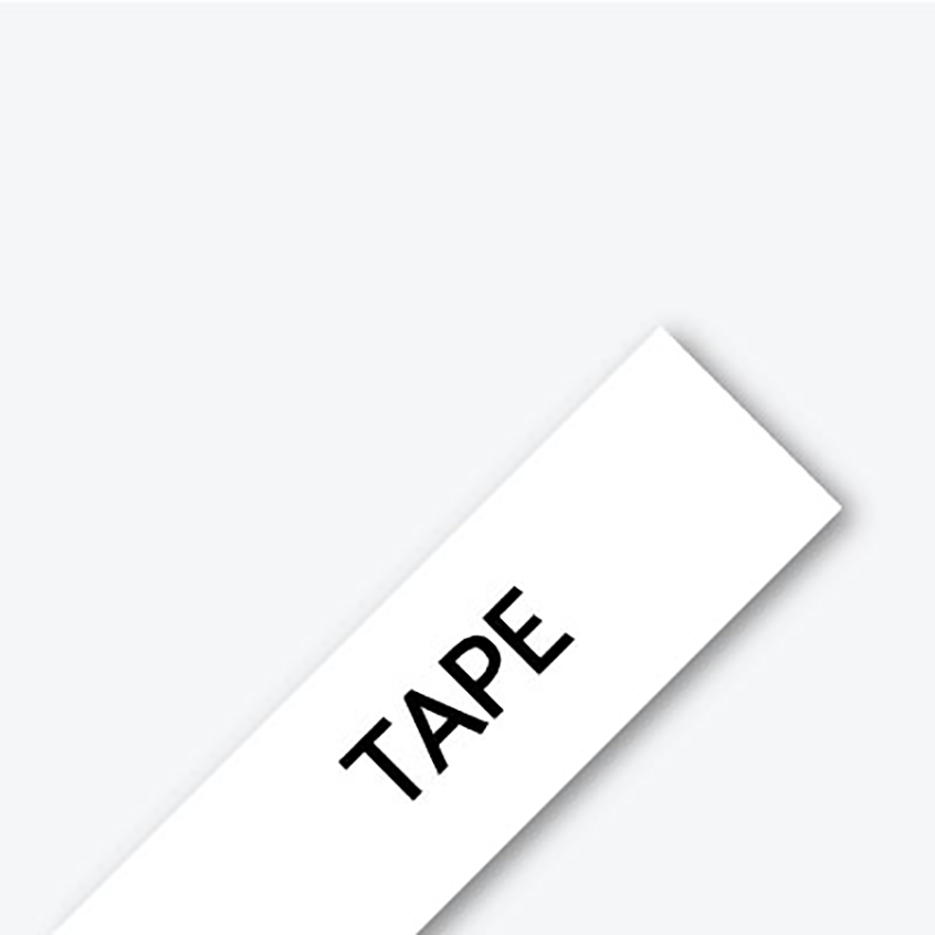 TZe-S231 Label Tape extra strength adhesive TZES231 12mm 1/2" GENERIC BROTHER